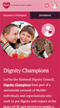 Mobile Screenshot of dignityincare.org.uk